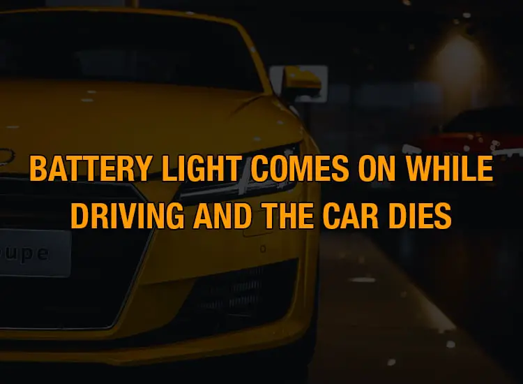 battery light comes on while driving