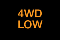 4WD Low Indicator Light