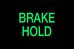Automatic Brake Hold System Indicator