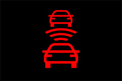 Adaptive Cruise Assist Warning Light