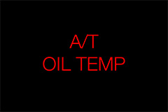 Automatic Transmission (AT) oil temperature warning light