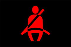 Driver Seat Belt Reminder Light