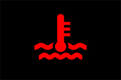 Engine Coolant Temperature Warning Light