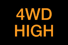 4WD High Indicator Light