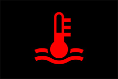 Engine Coolant Temperature Warning Light