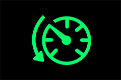 Efficient Drive Mode Indicator Light