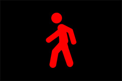 Pedestrian Ahead Indicator