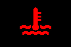 Engine Coolant Temperature Warning Light