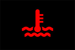 High Coolant Temperature Warning Light