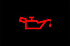 Low Engine Oil Pressure Warning Light