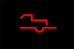 Liftgate Open Warning Light