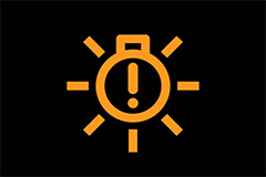 Exterior Light Warning Indication