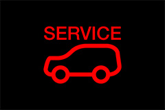 Service Requirement Warning Light