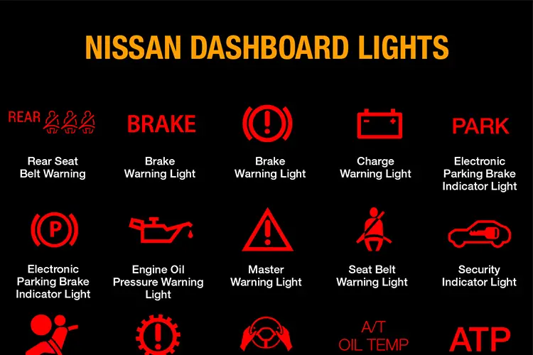 Nissan Dashboard Warning and Meanings (FULL list, FREE Download) Lights Advisor