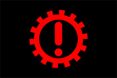 Electric Shift Control System Warning Light