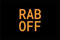 Reverse Automatic Braking (RAB) OFF Indicator