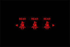 Rear Seatbelt Warning Light