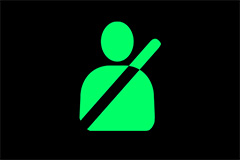 Seat Belt Indicator Light (Rear seat)