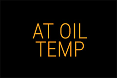 AT OIL TEMP Warning Light