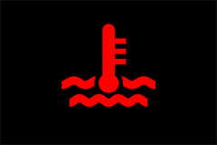 Coolant Temperature High Warning Light