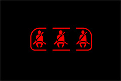 Rear Seatbelt Warning Light