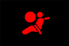 SRS Airbag System Warning Light