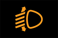 Automatic Headlight Leveling System Warning Light