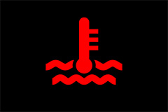 High Coolant Temperature Warning Light