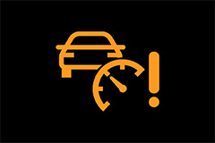 Adaptive Cruise Control Warning Light