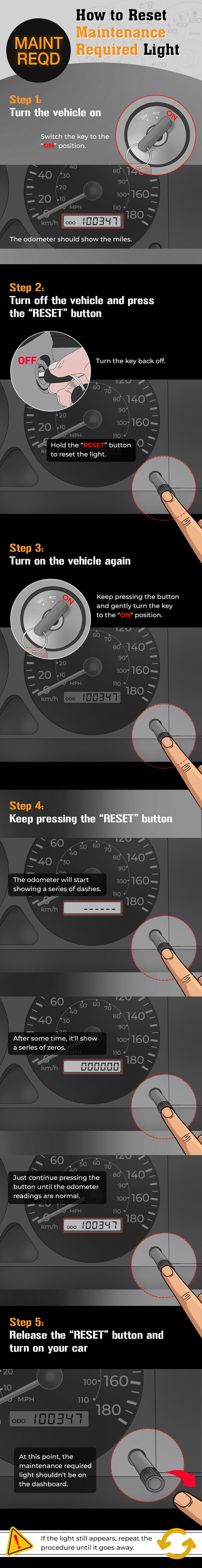 How to Reset the Maintenance Required Light  