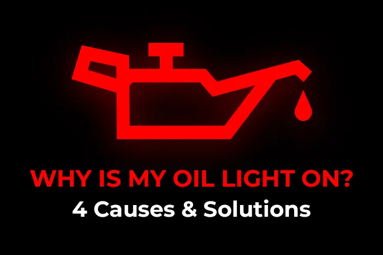why is my oil light on?