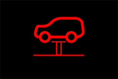 Car On Lift Warning Light