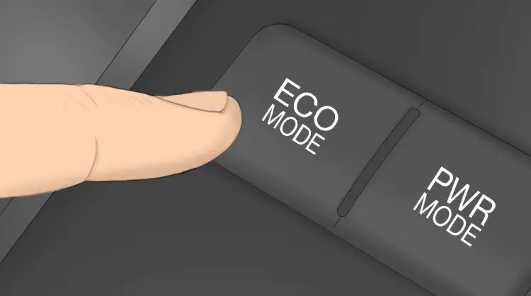 Eco mode button