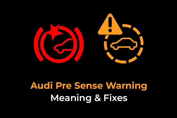Audi pre sense warning light