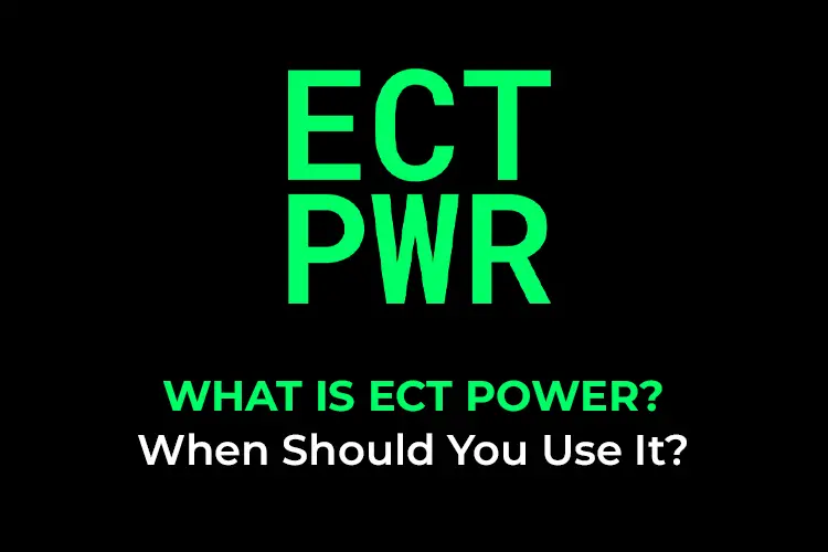 ECT Power light