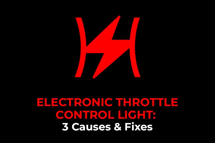 electronic throttle control light