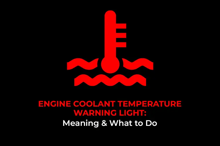 engine temperature warning light