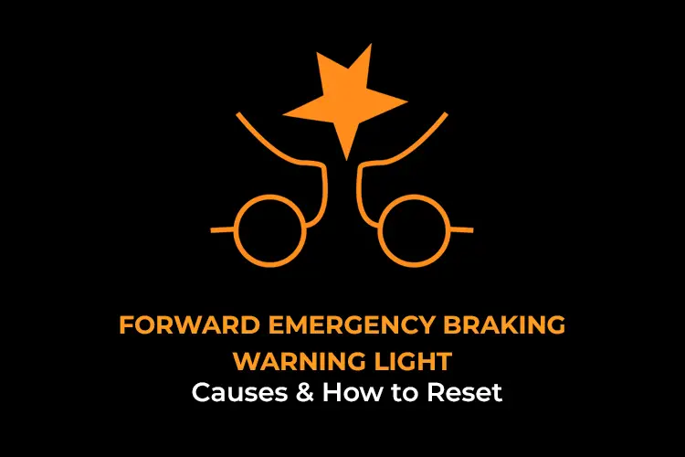 forward emergency braking warning light