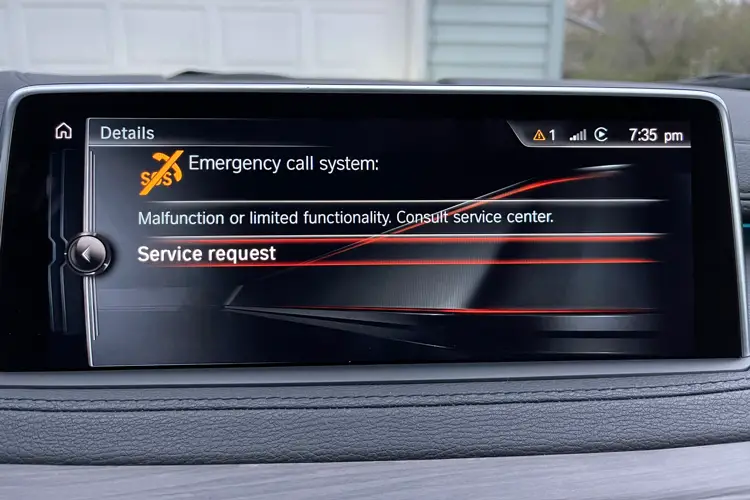 BMW Emergency Call Malfunction