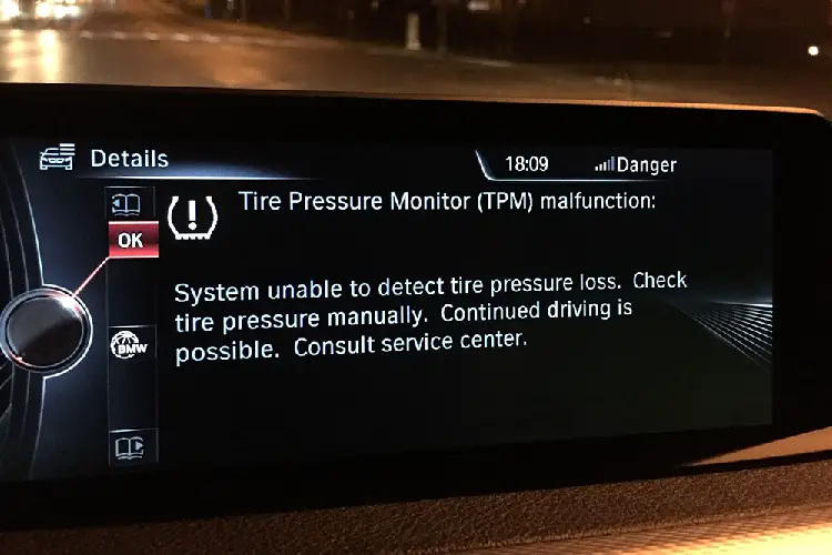 BMW TPM Malfunction