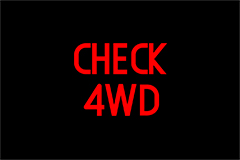 Check 4WD Warning Light