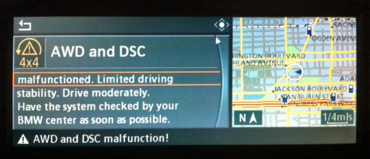 awd and dsc malfunction bmw