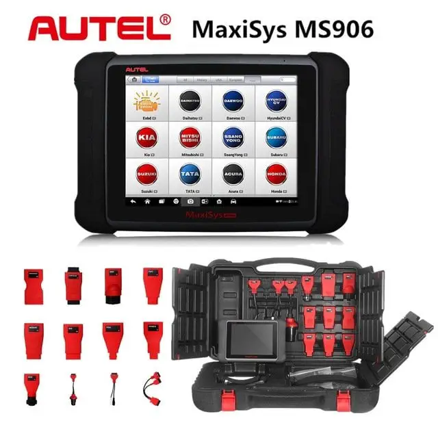Autel MaxiSYS MS906 OBD1 & 2 Professional Automotive Diagnostic Tool Autel MaxiSYS MS906 is pretty simple diagnostic tool thanks to the 8-inch LED touch screen and an intuitive interface