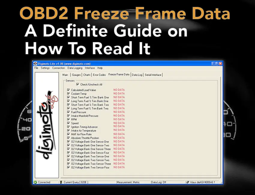 How To Read Obd2 Freeze Frame Data Obd Advisor