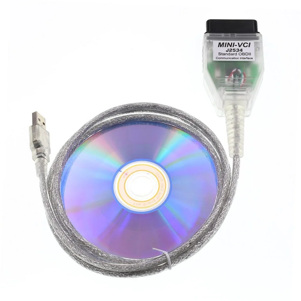The best cable for Toyota Techstream softwware is DIAGKING Mini Techstream