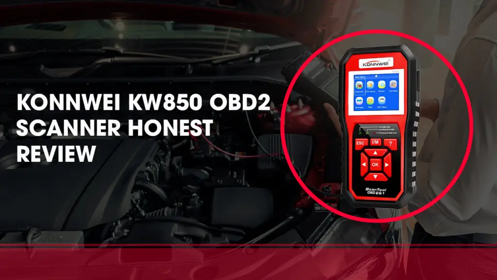 KONNWEI KW850 checks O2 sensor systems and reads OBD for American vehicles vehicle’s built since 1996.
