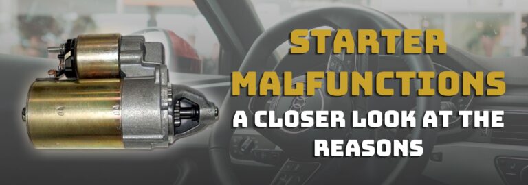 Here's where you can get a closer look at starter malfunctions