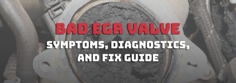 Here's where you can find out all about bad EGR valve