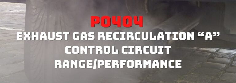 Here's where you can get a thorough understanding of the P0404 OBD2 code