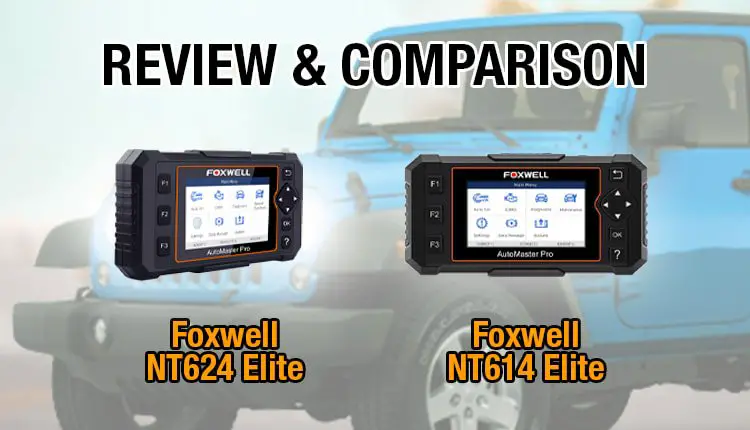 Comparing the Foxwell NT624E with NT624 Elite and NT614 Elite helps you find which best suits you